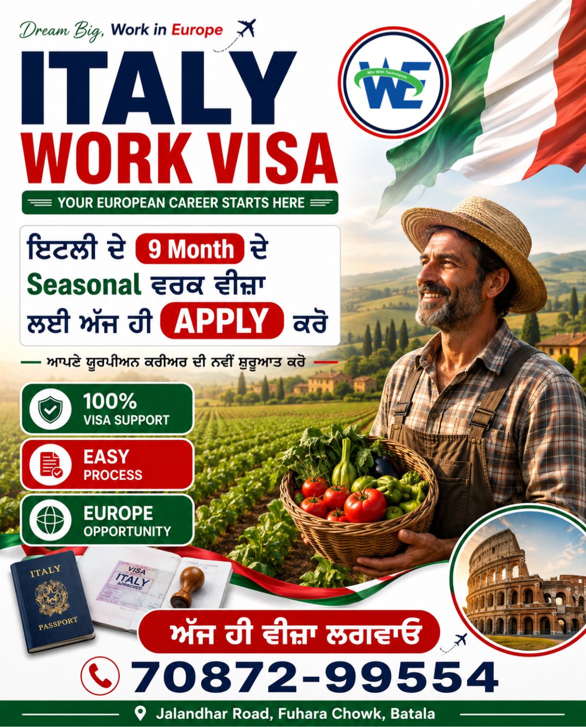 ITALY WORK PERMIT