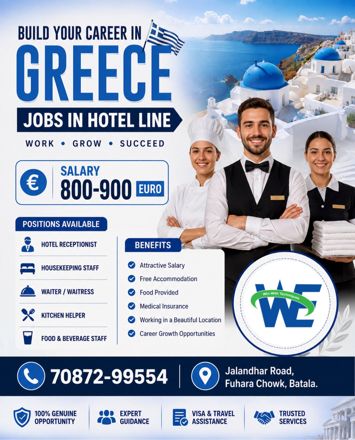 Hotel Staff Vacancy